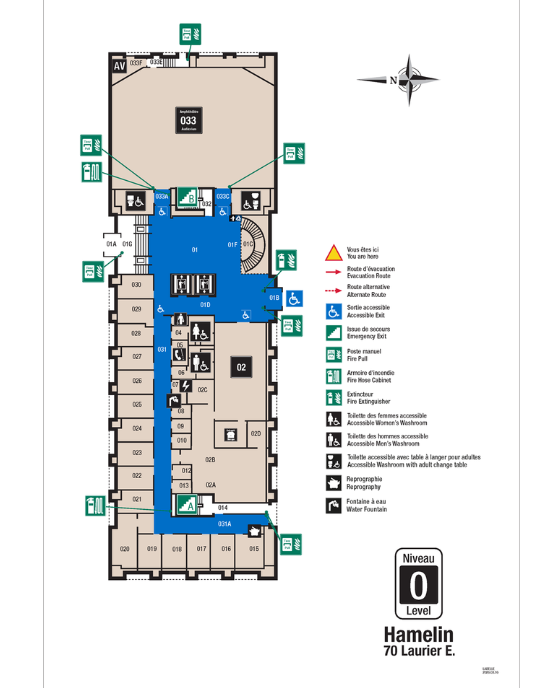 Accessible map - Hamelin level 0 