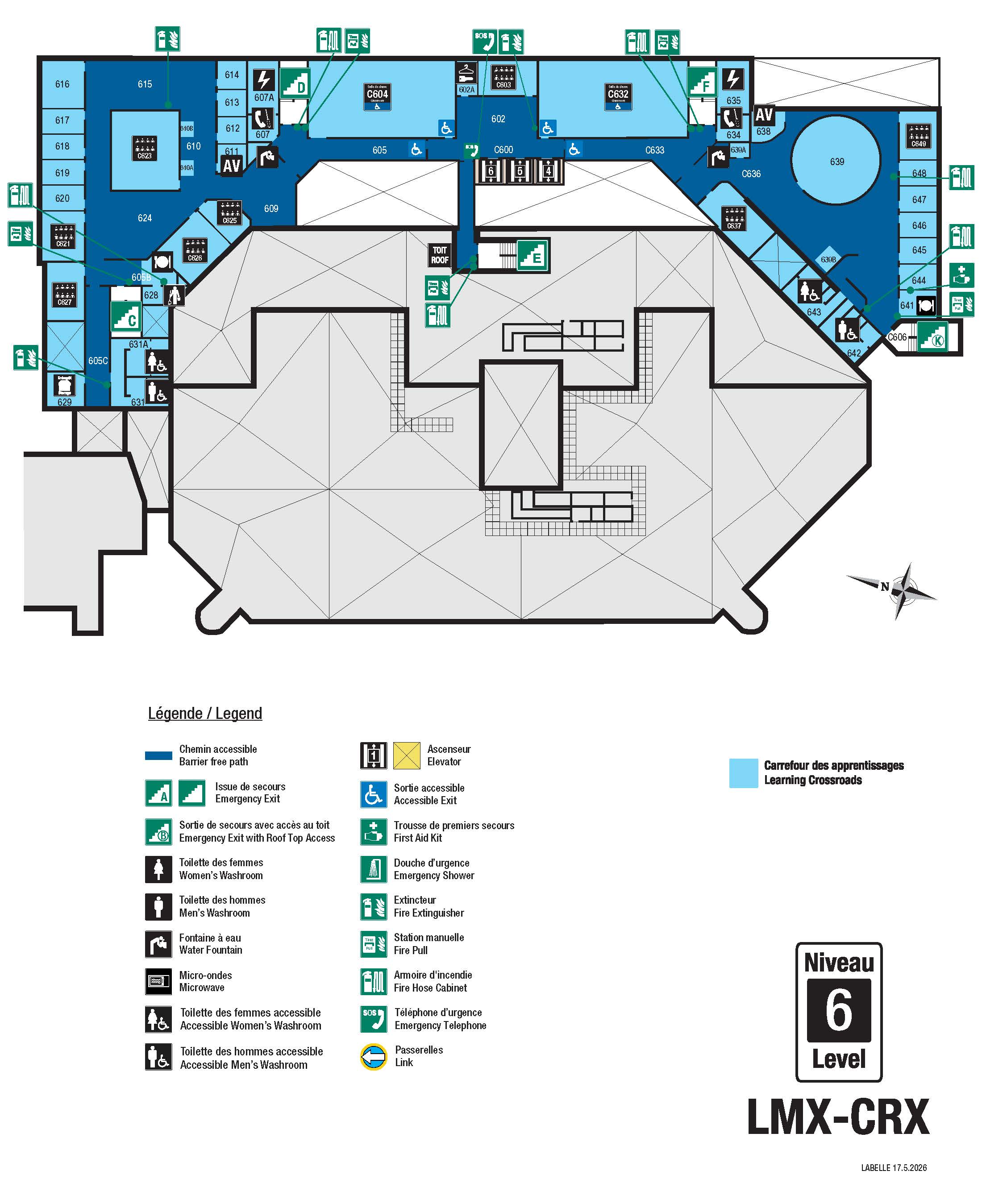 Accessible map - CRX level 6