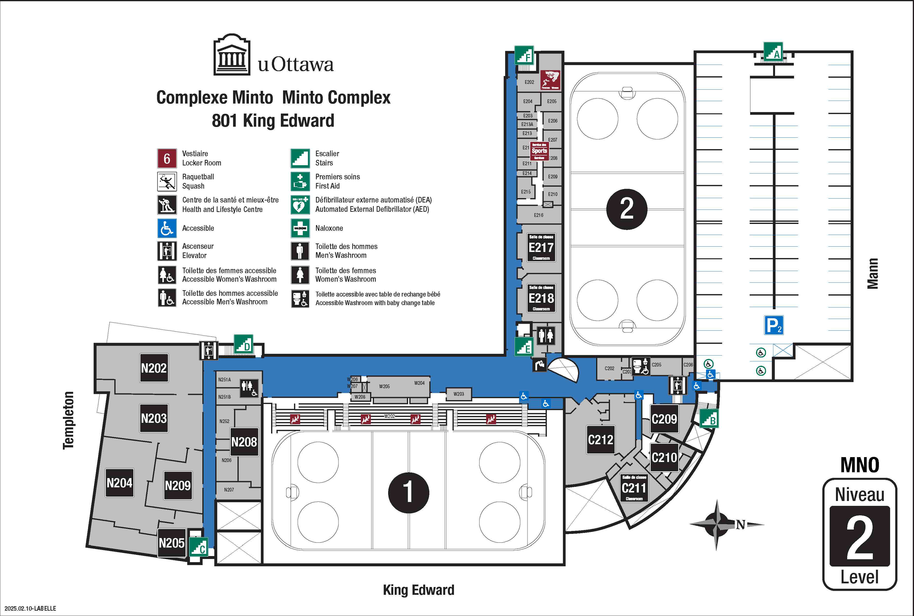 Accessible map - MNO level 2
