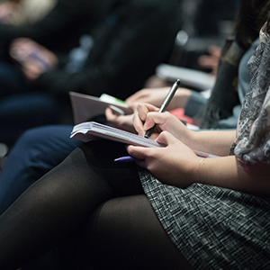 People taking notes