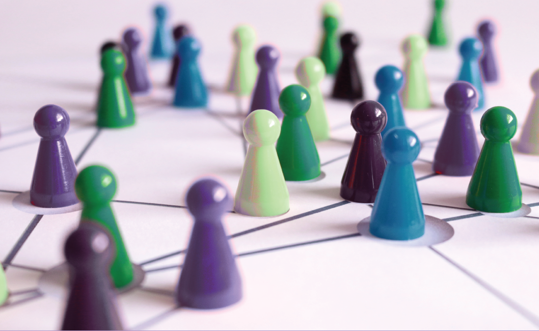pawns on a board