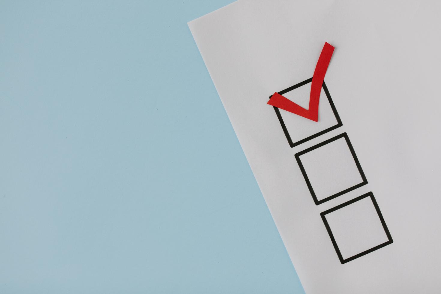 Voting ballot