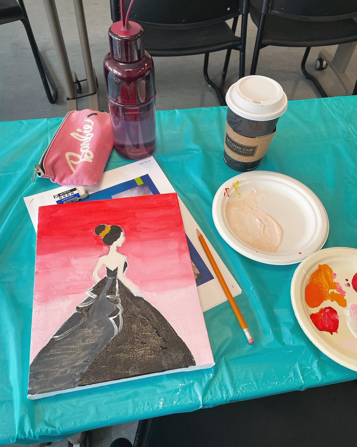 Afternoon of painting