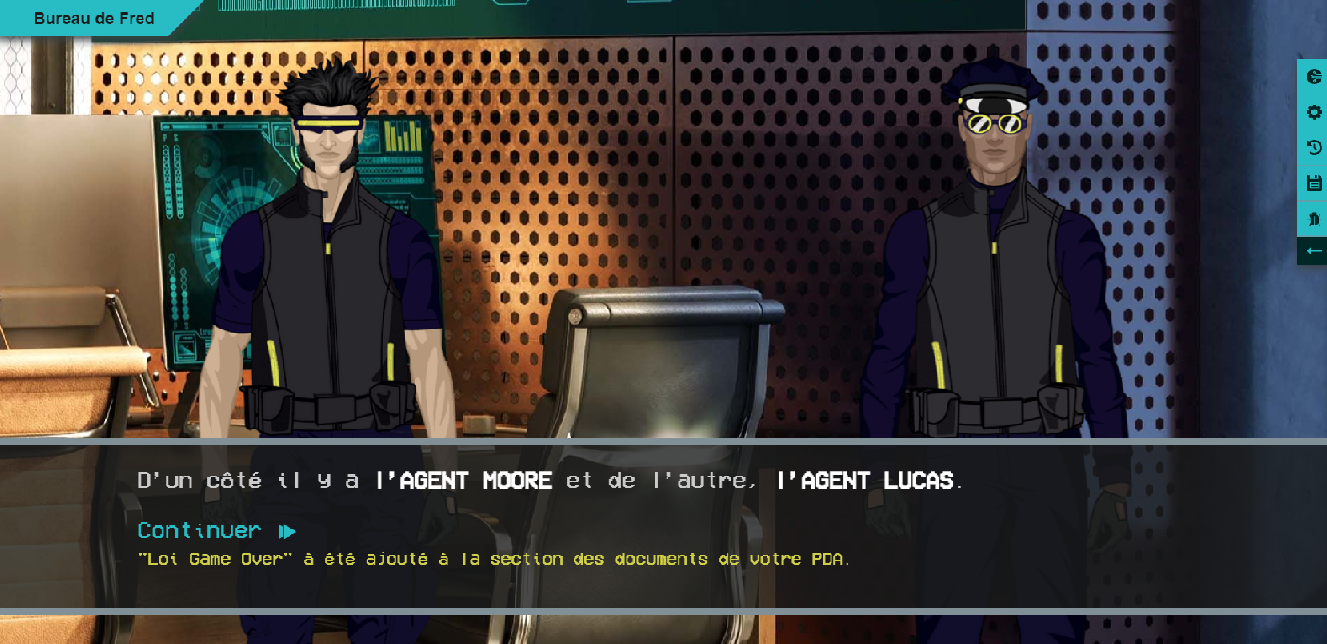Screen shot of video game