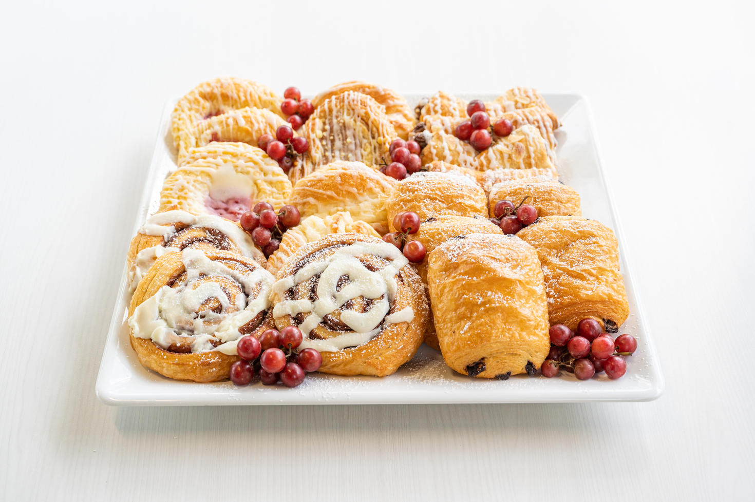Platter of pastries