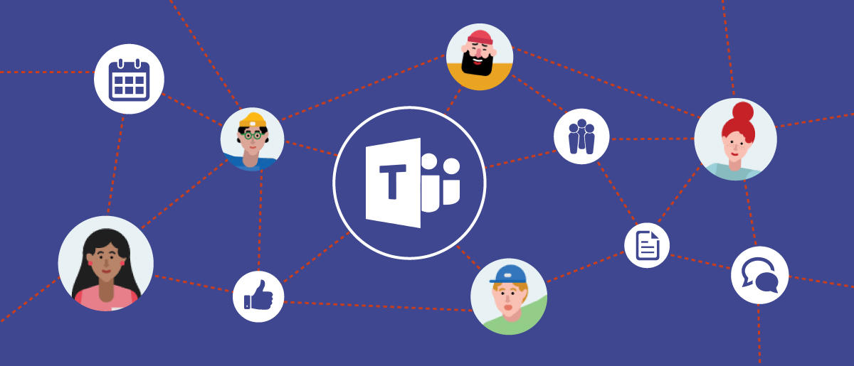 Icons representing MS Teams