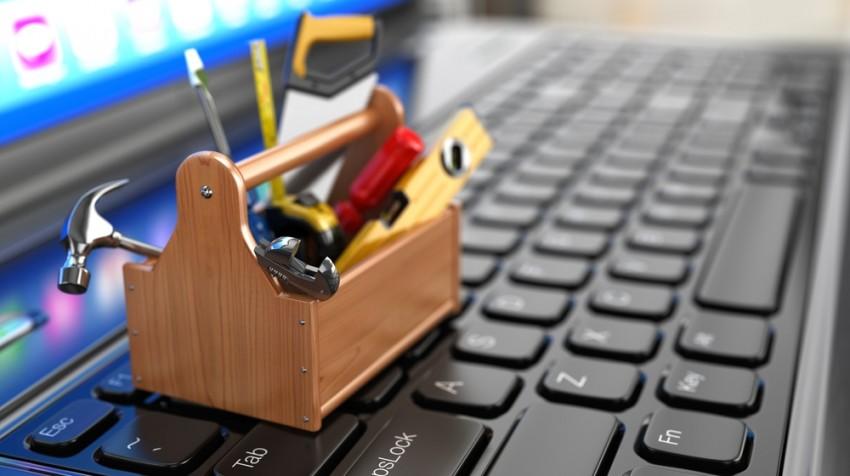 Toolbox on keyboard