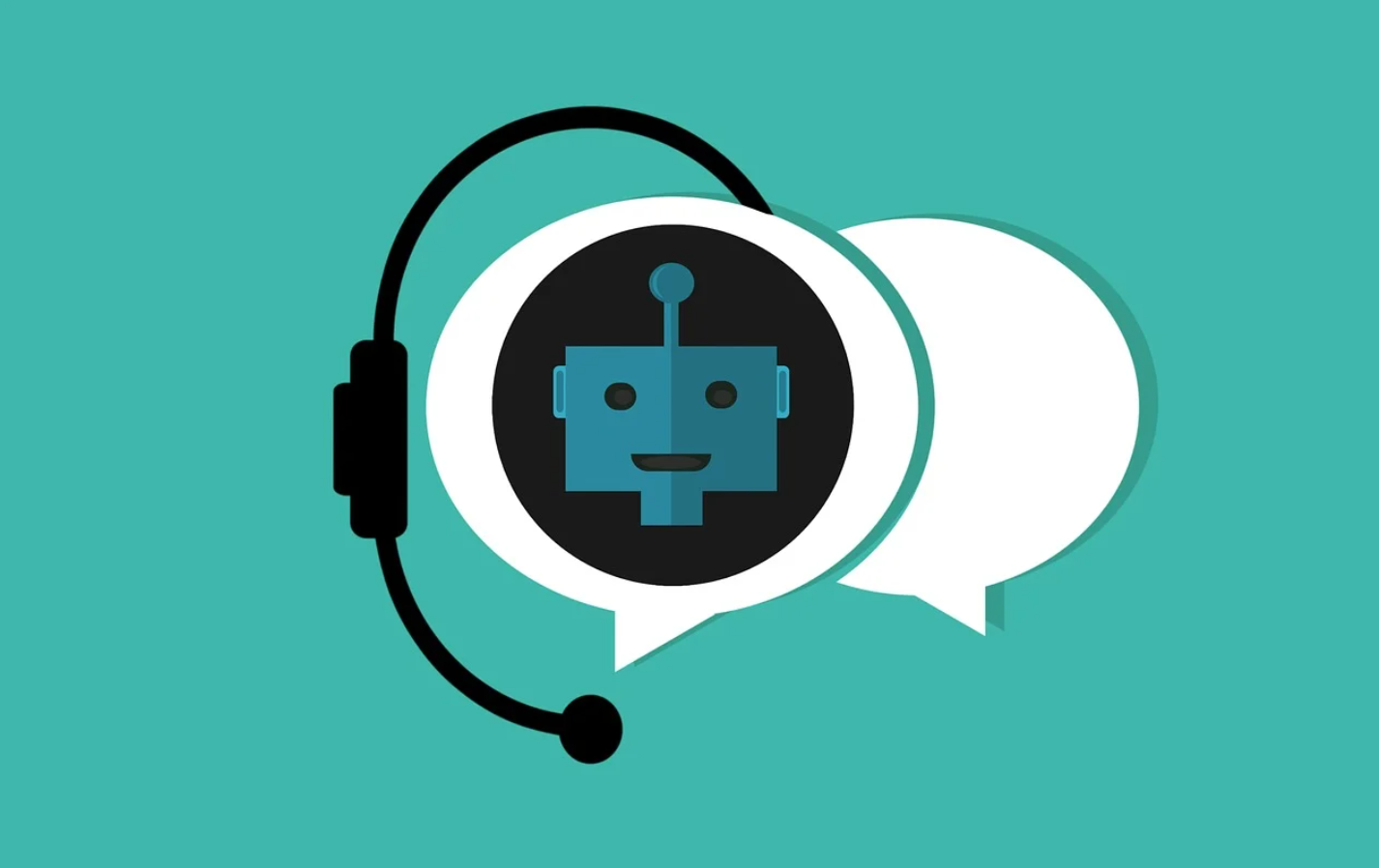 Visual representation of a chatbot.