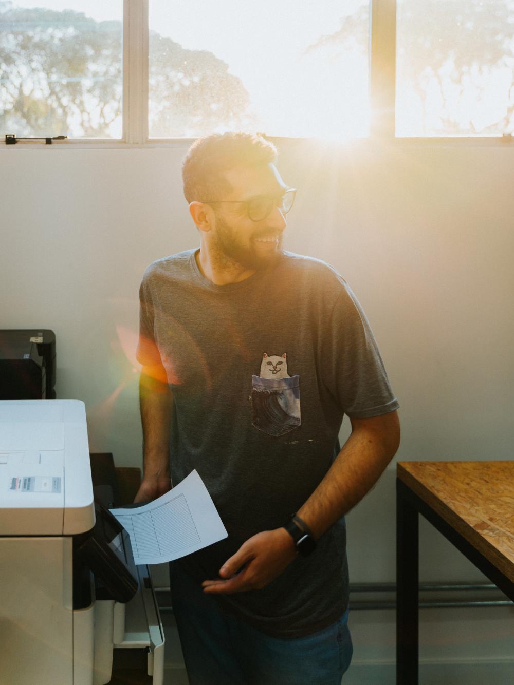 individual printing documents
