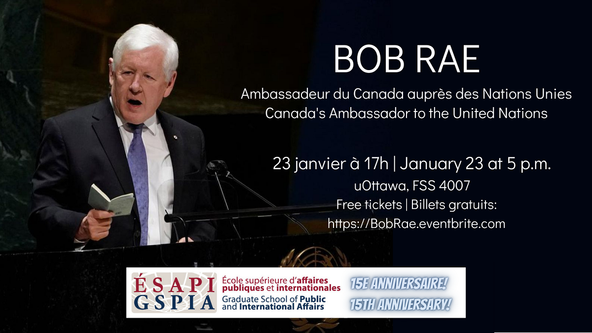 Bob Rae poster event