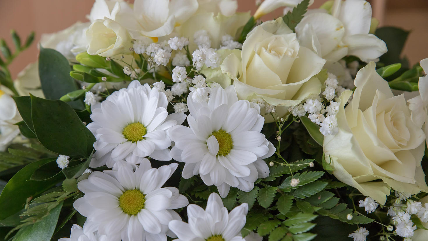 white flowers