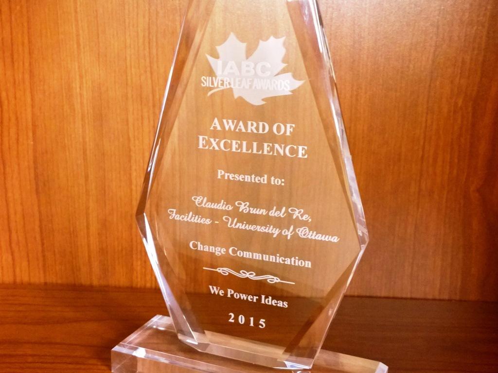 Award photo