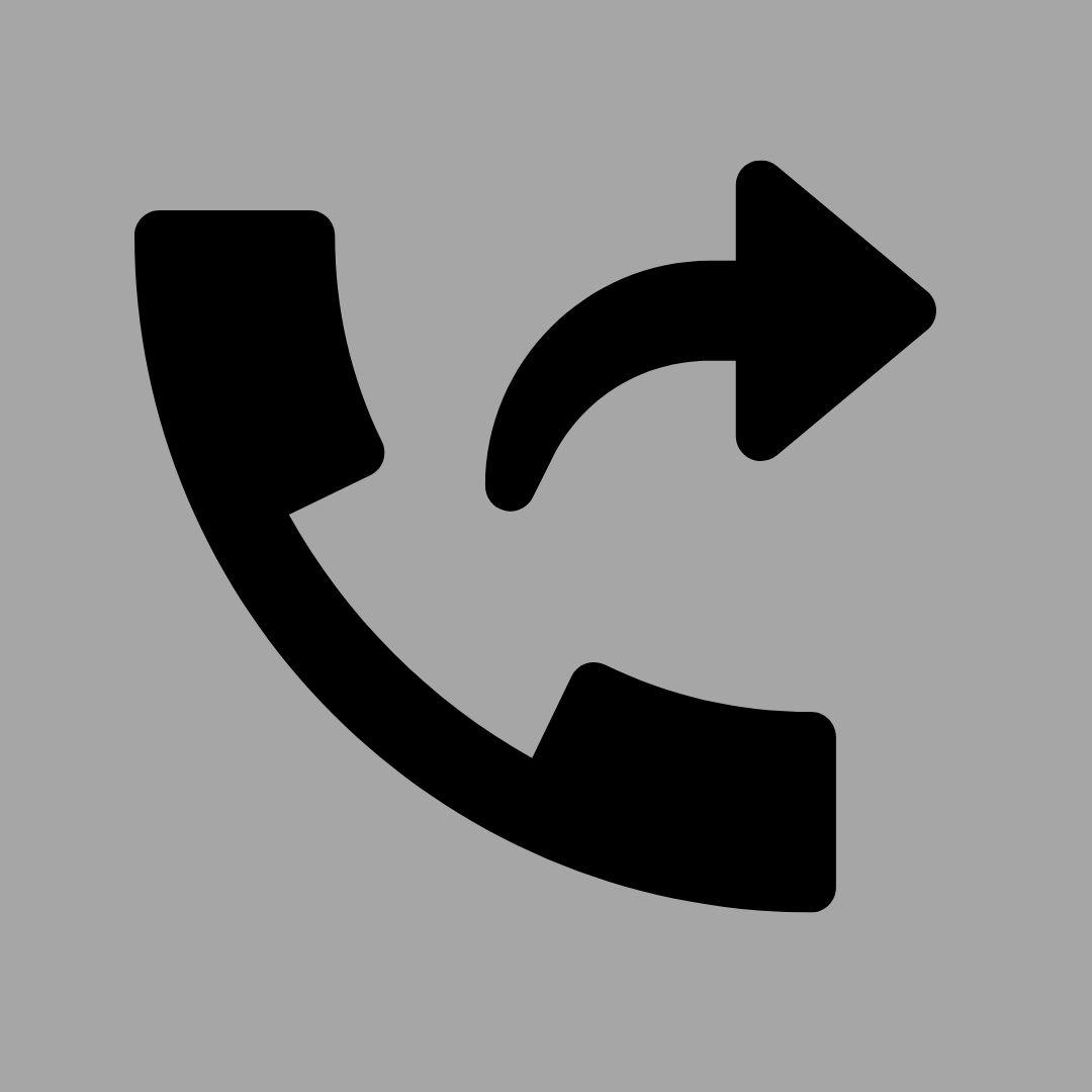 Call forwarding icon 
