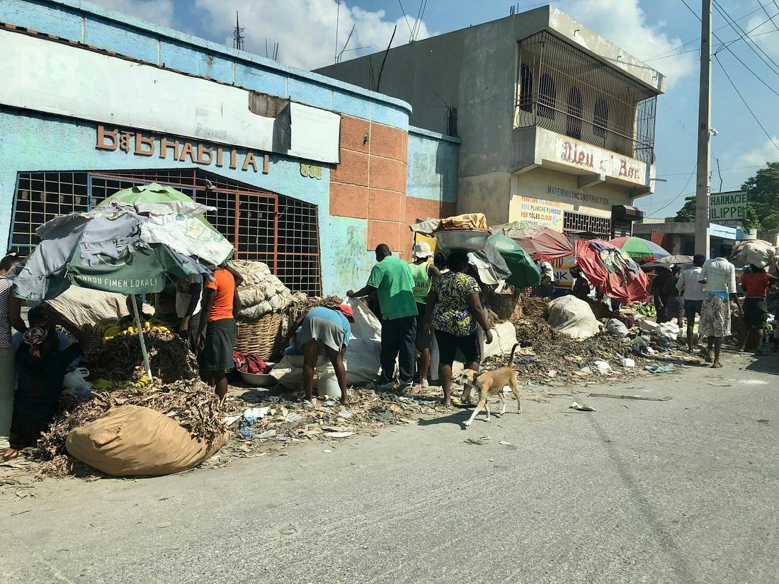 Street scene in Haiti