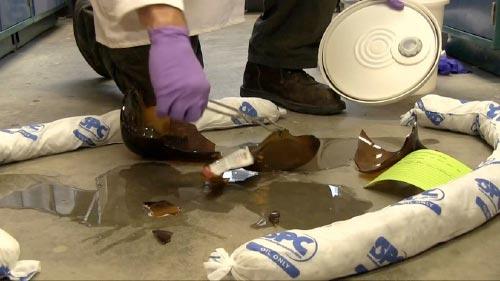 Lab spill