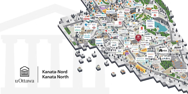 Map of Kanata North Campus