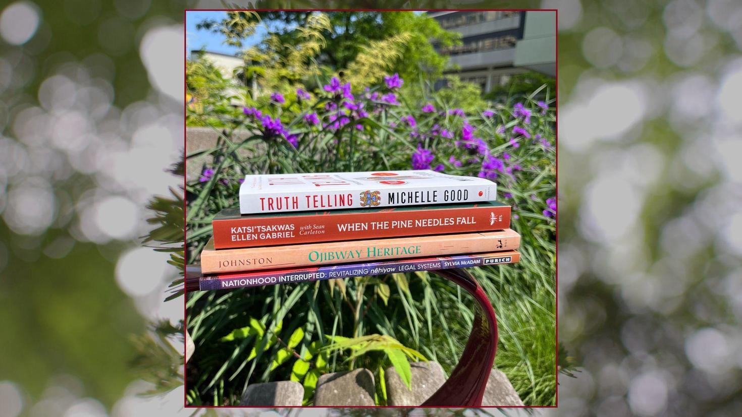 A stack of books