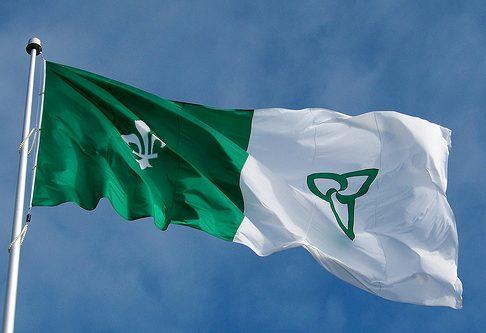 Franco-ontarien flag
