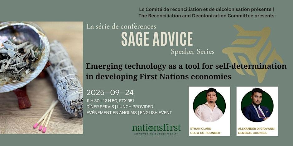 Poster featuring event information