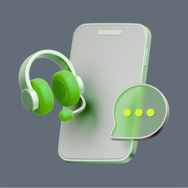 Icon representing telephone support