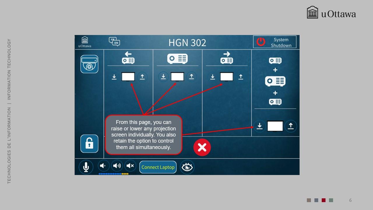 Screen showing display orientation and multiple screen configuration settings