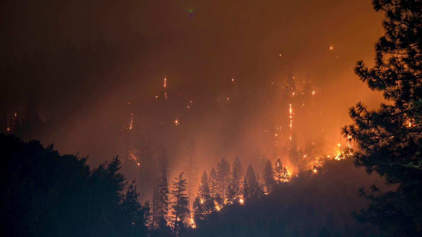 Wildfires and air pollution risks