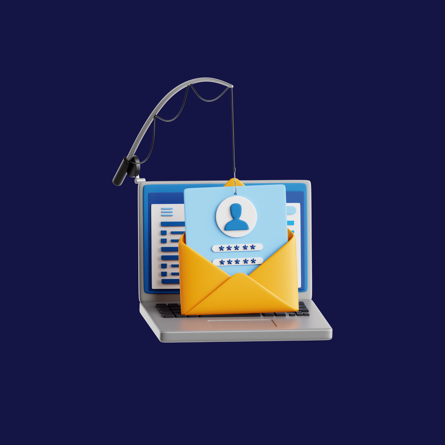 Symbol for email phishing 