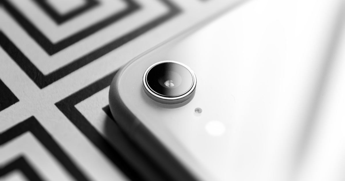 A smart phone, with focus on the camera bump