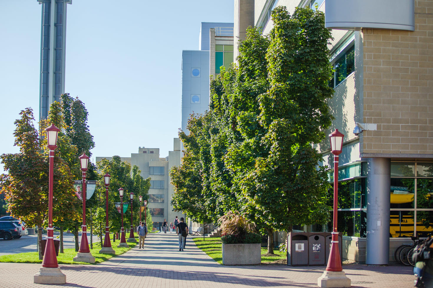 Campus during the day.