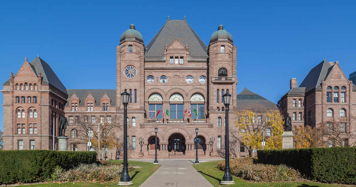 Ontario Legislative Building, Queens Park