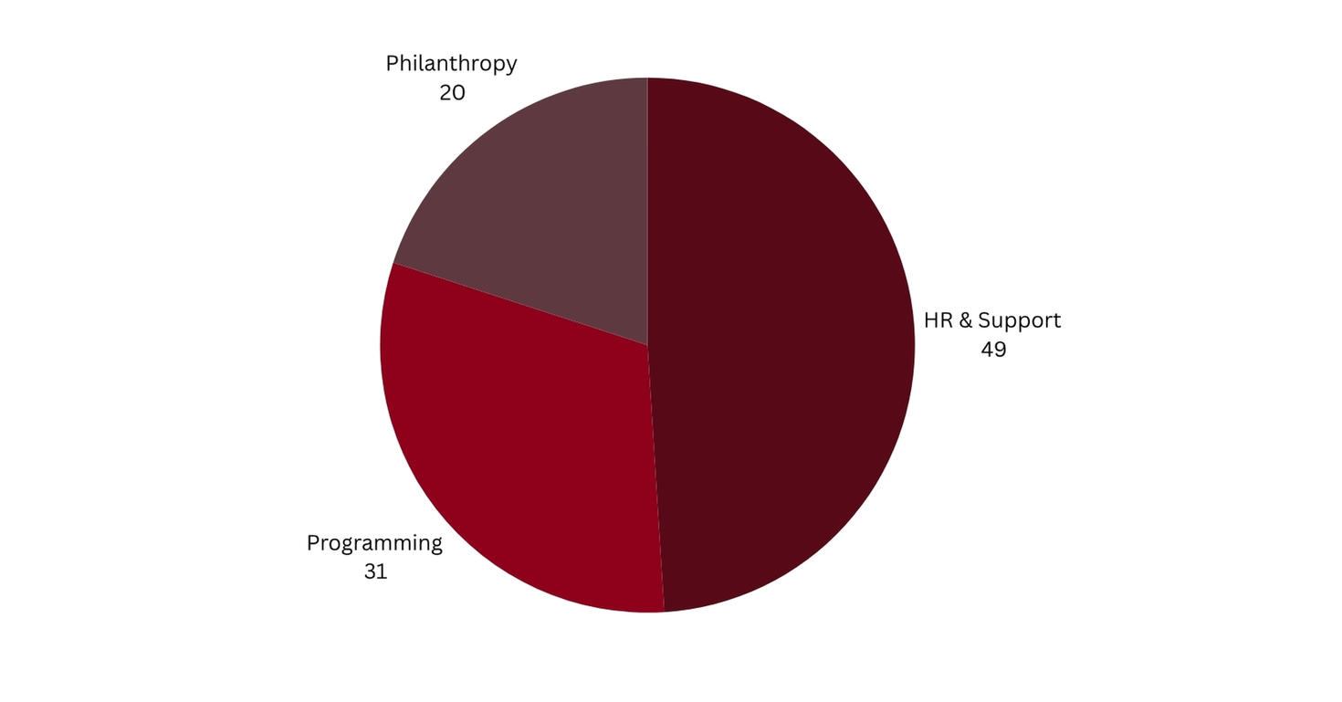 Breakdown of expenses for the 2024-2025 fiscal year.
