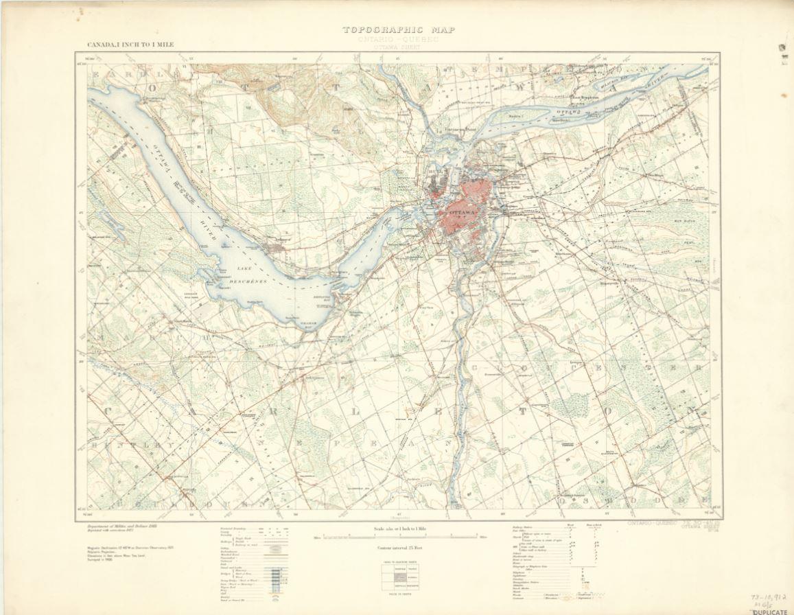 carte topographique historique