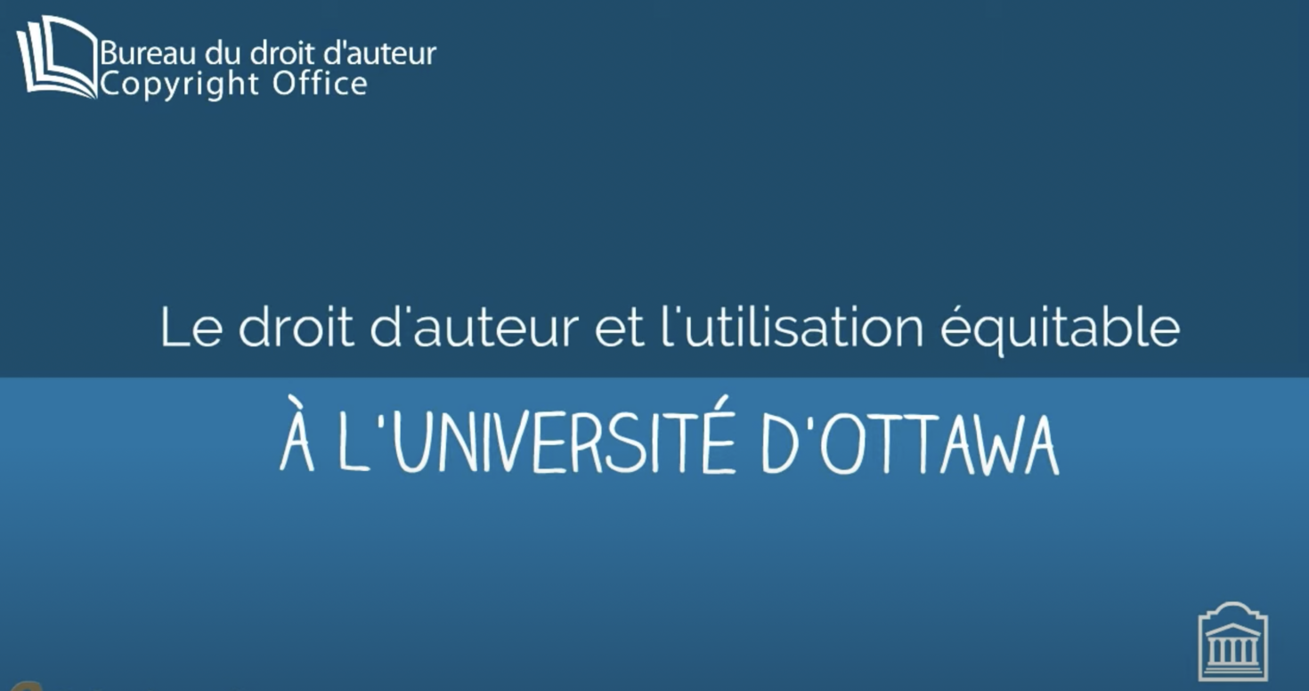 Droit d’auteur et utilisation équitable image clé