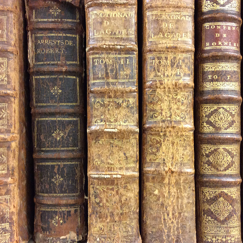 La collection de livres rares imprimés