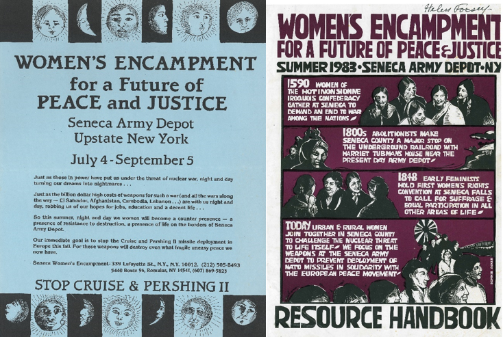 Guide de ressources et prospectus des organisatrices du Seneca Women's Peace Camp 