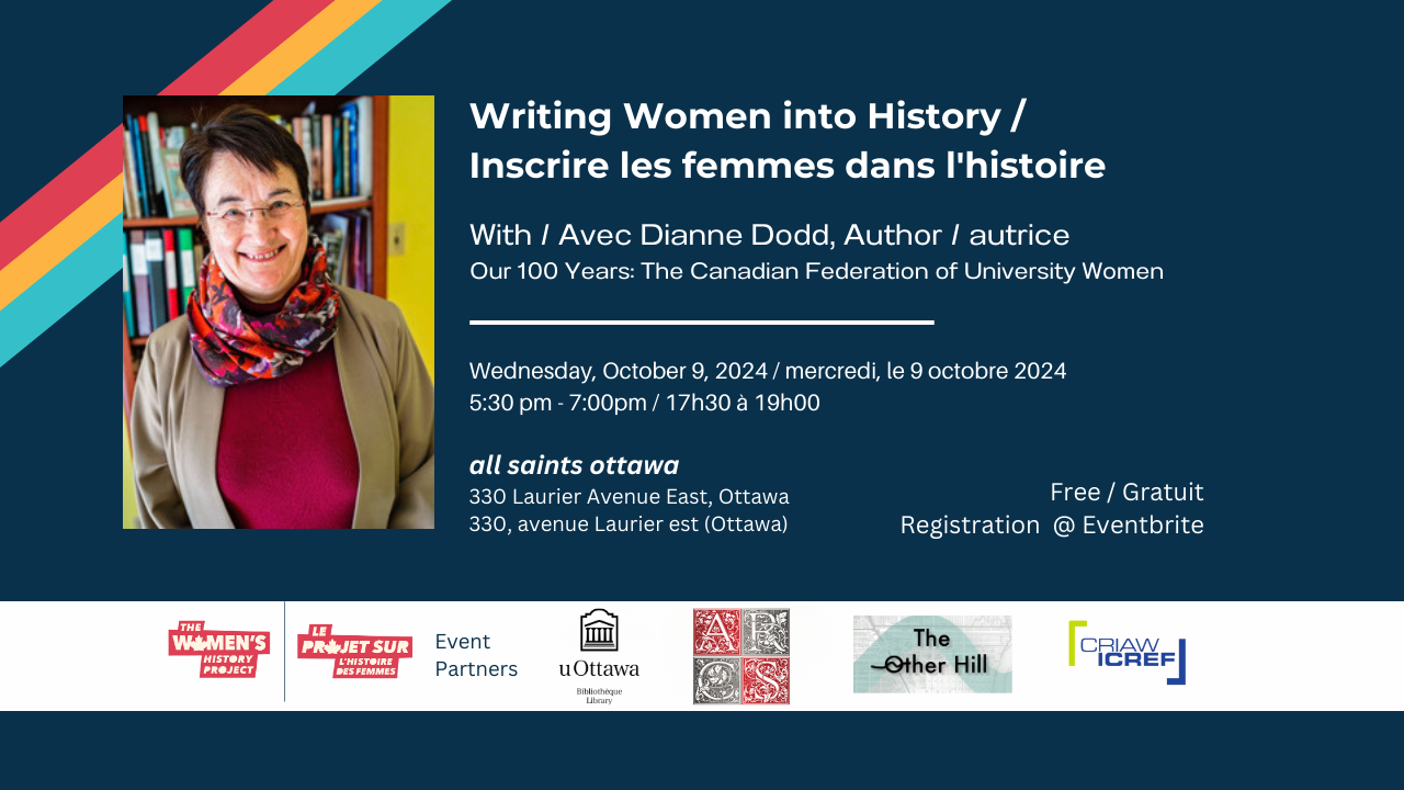 Poster of the event : Writing women into History