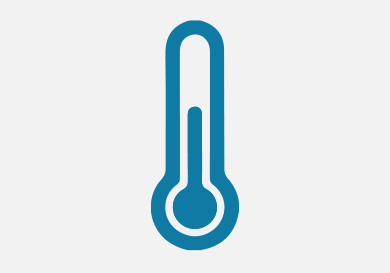 Icon of a thermometer