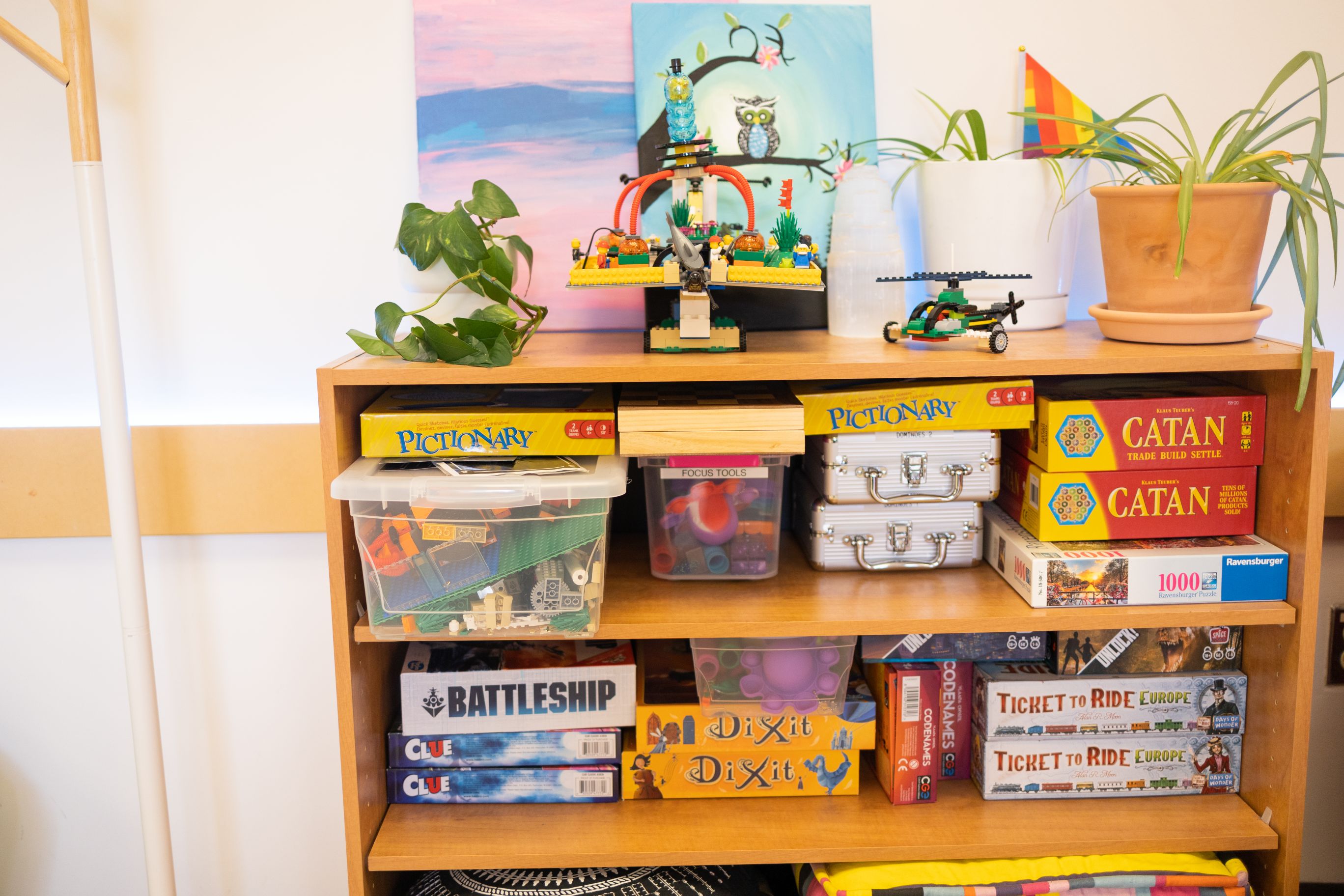 Games shelf