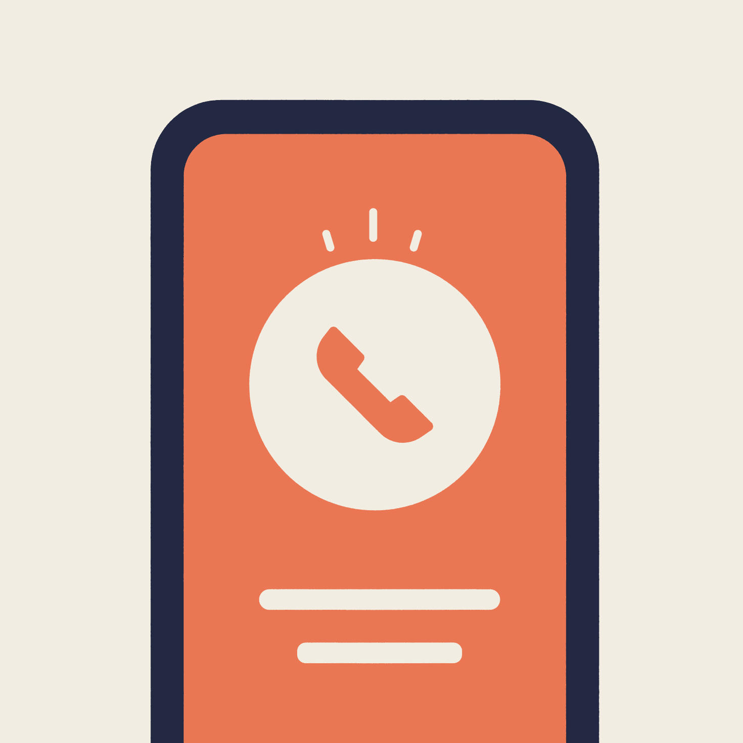Illustration of a phone.