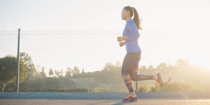 woman running