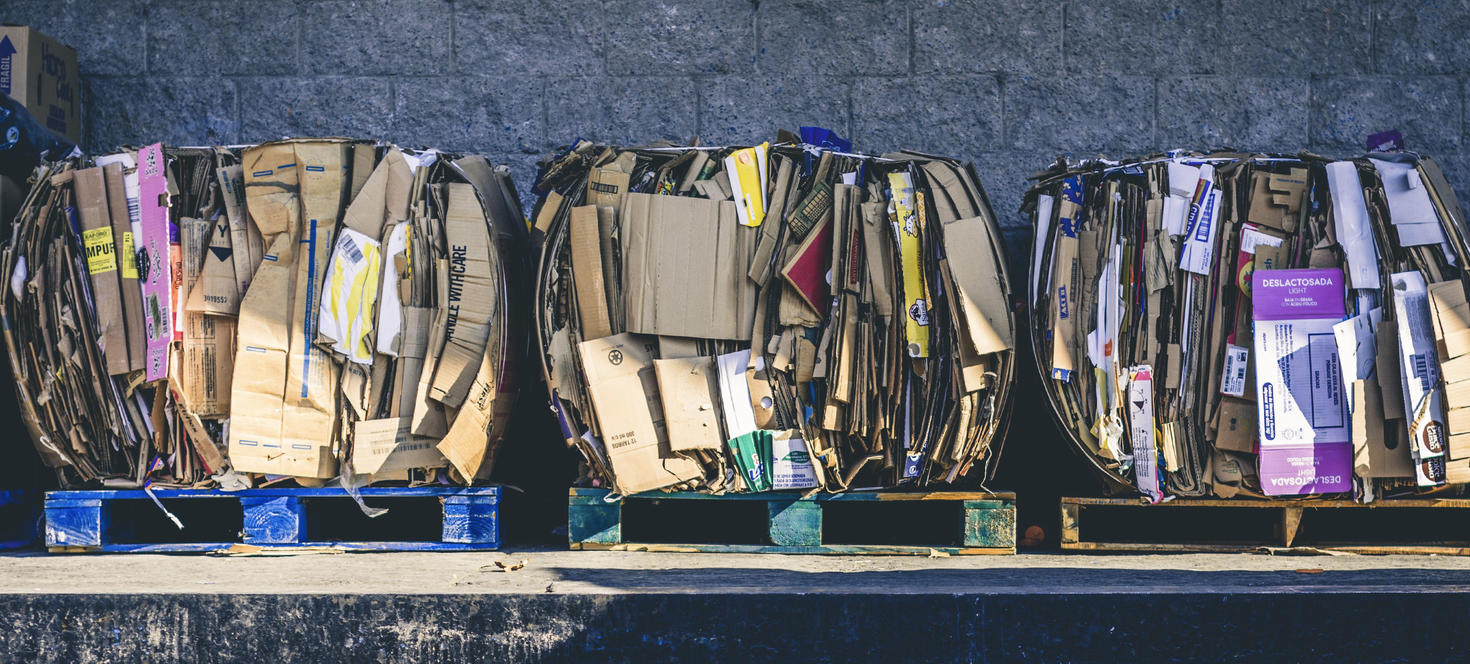 cardboard boxes