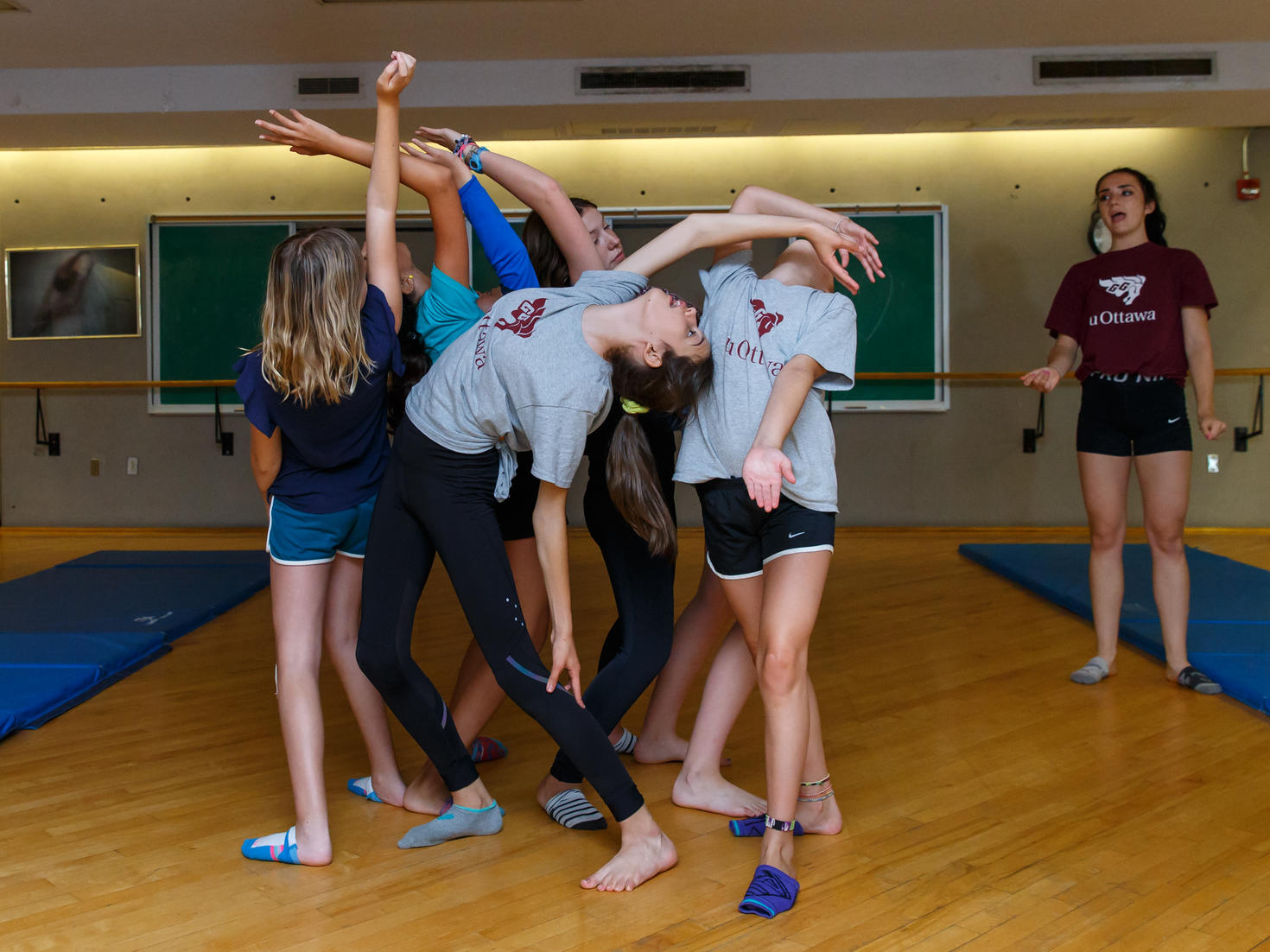 Girls dancing