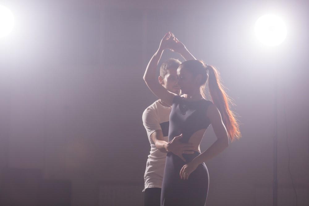 People dancing.