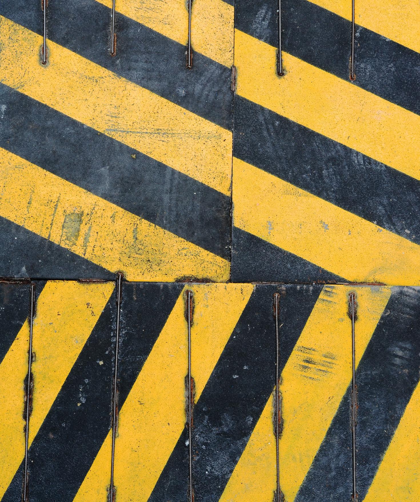 Hazard signs.