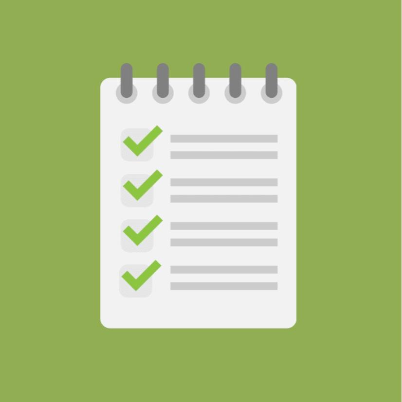 full checked list icon