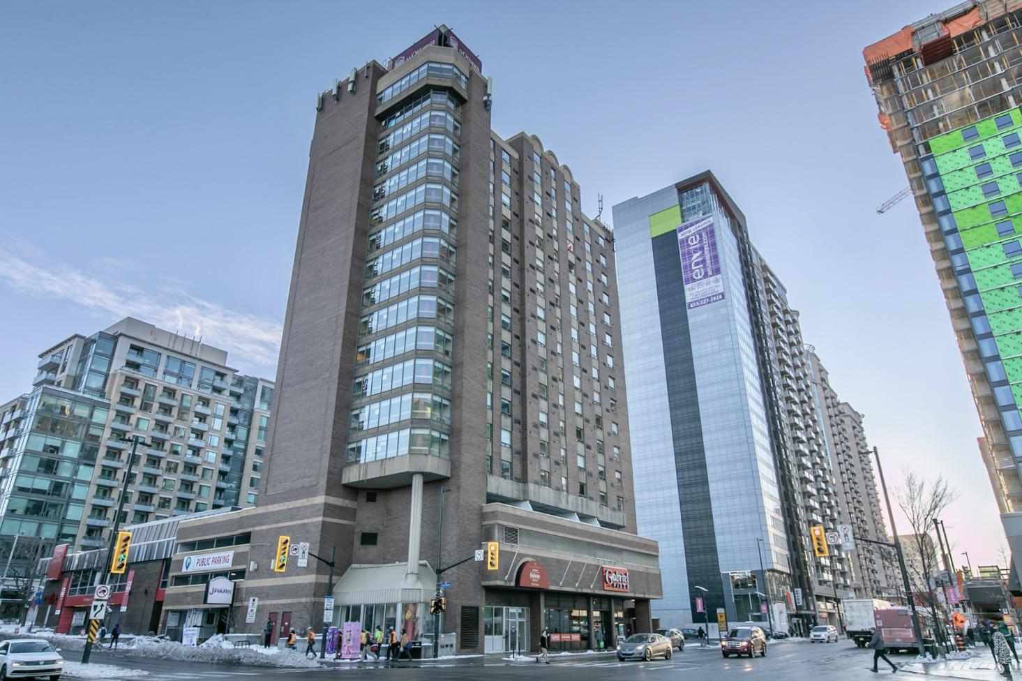 Rideau Residence from outside