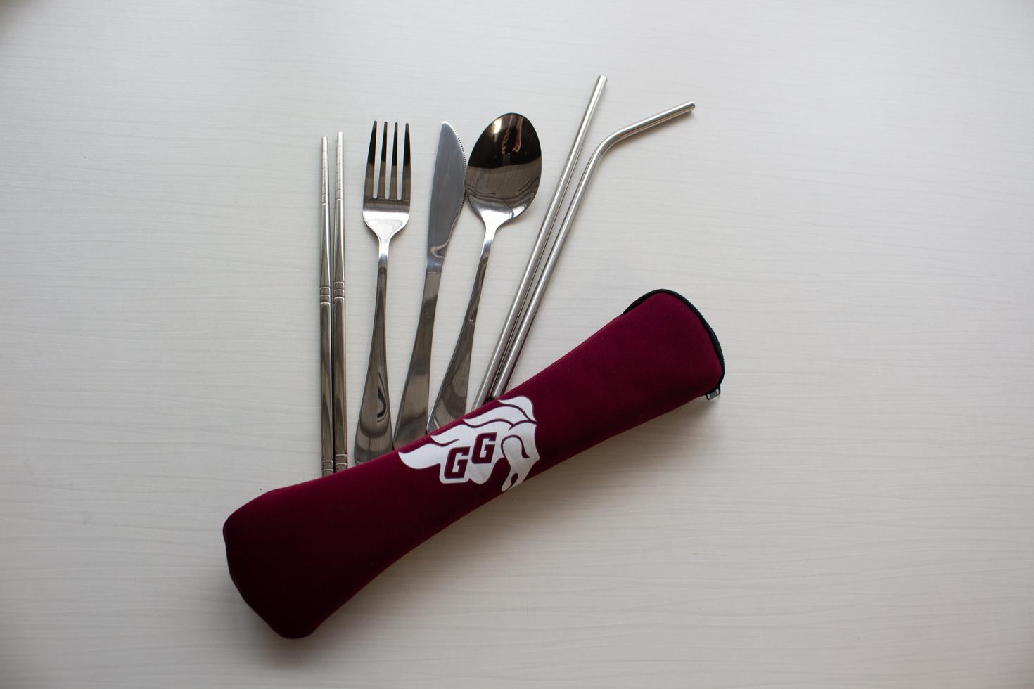 Gee-Gees reusable cutlery set