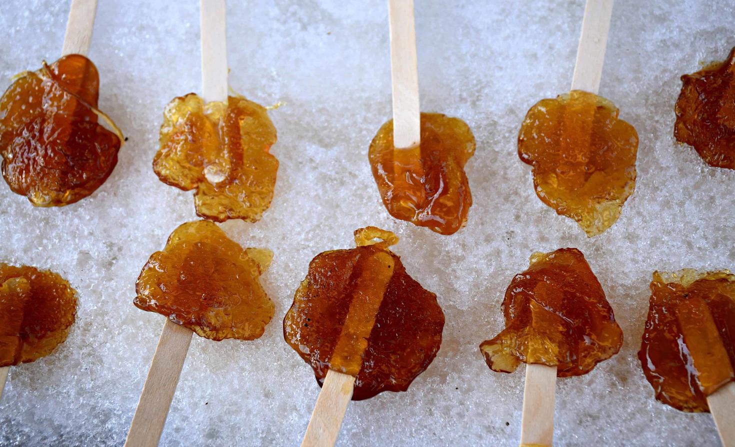 Maple taffy