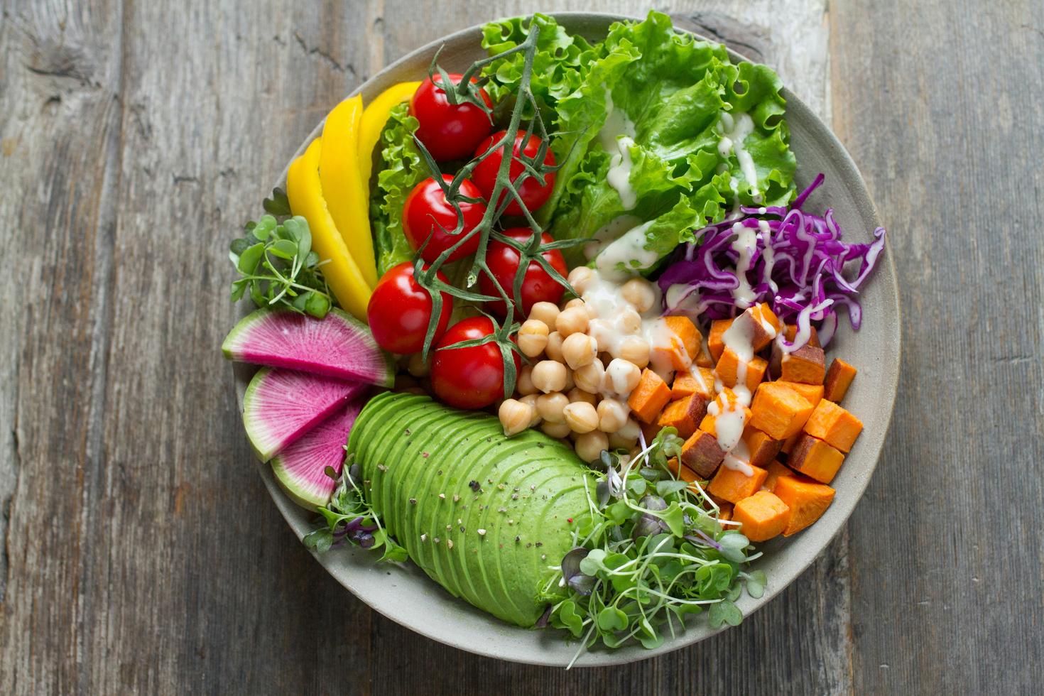 Healthy salad bowl