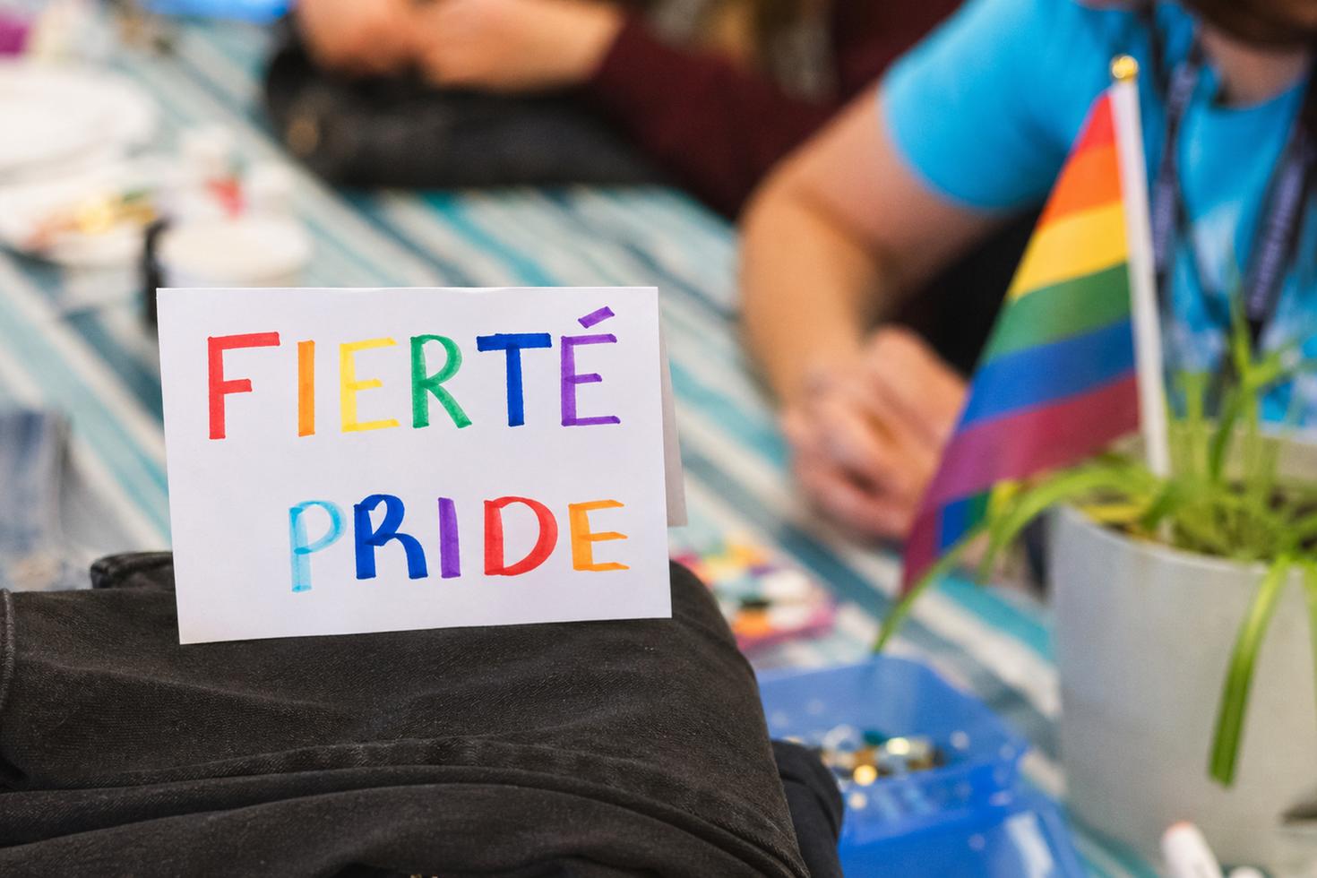 Colorful inclusive LGBTQ+ pride 